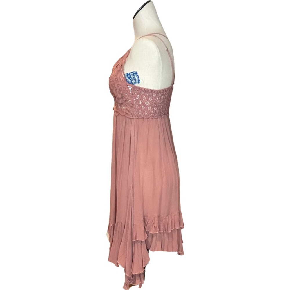 NWT Free People Adella Rose Crochet Slip Dress, size XS - Picture 8 of 12